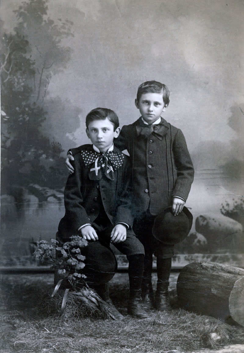 Charles and Paul Richter, sons of Friedrich and Barbara (Stoltz) Richter
