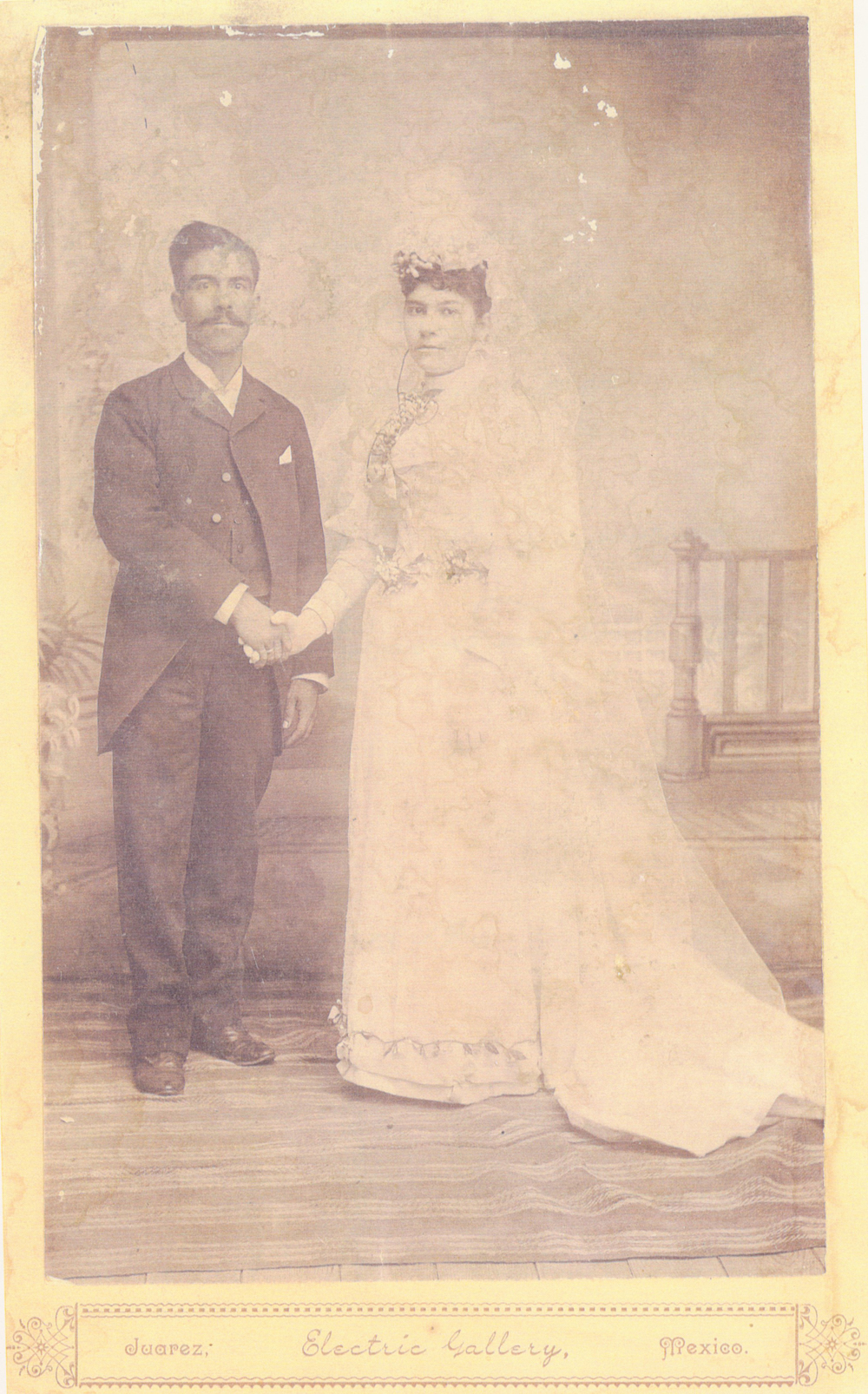 Juan Manuel Luján (1864-?) on his marriage to Francisca