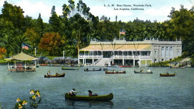 Boat House, Westlake Park, Los Angeles