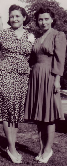Lucille Minasian and Cecilia Hernandez, 1944