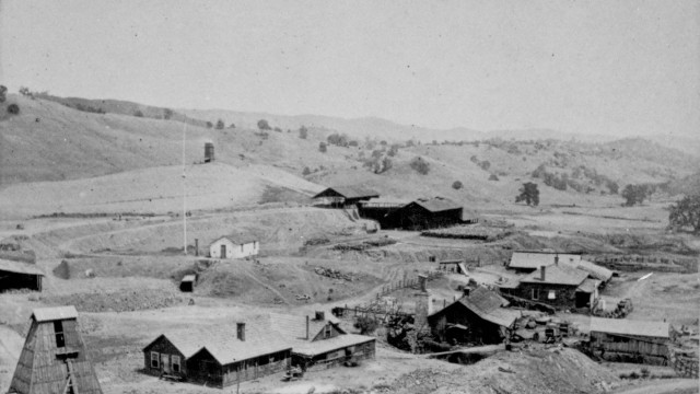 1870 Redington Mine G.J. Brayton-Stereoview