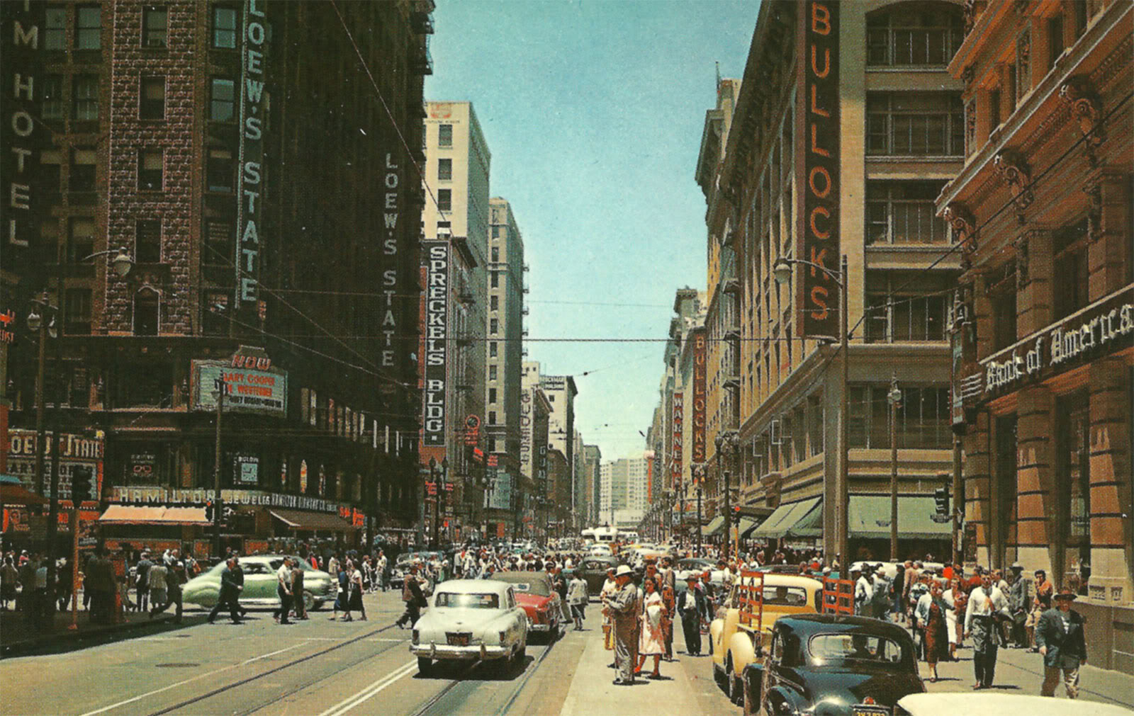 Seventh and Broadway, 1950s