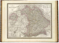 Kingdom of Bavaria, 1856, showing non-contiguous Pfalz