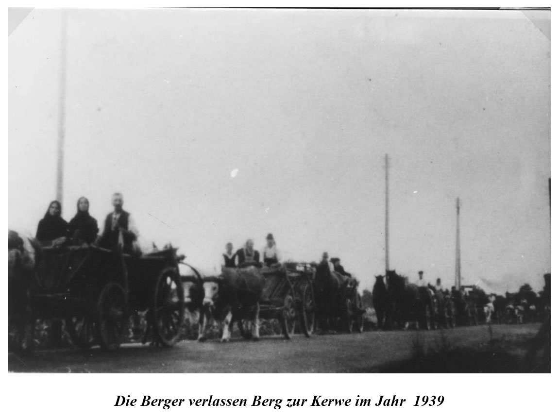 Evacuation of Berg during the war