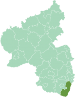 Location of Kreis Germersheim in modern Rheinland-Pfalz