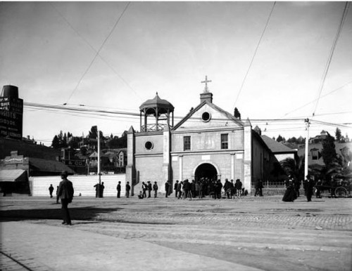 The Plaza Church of Our Lady of the Angels, Los Angeles, 1900