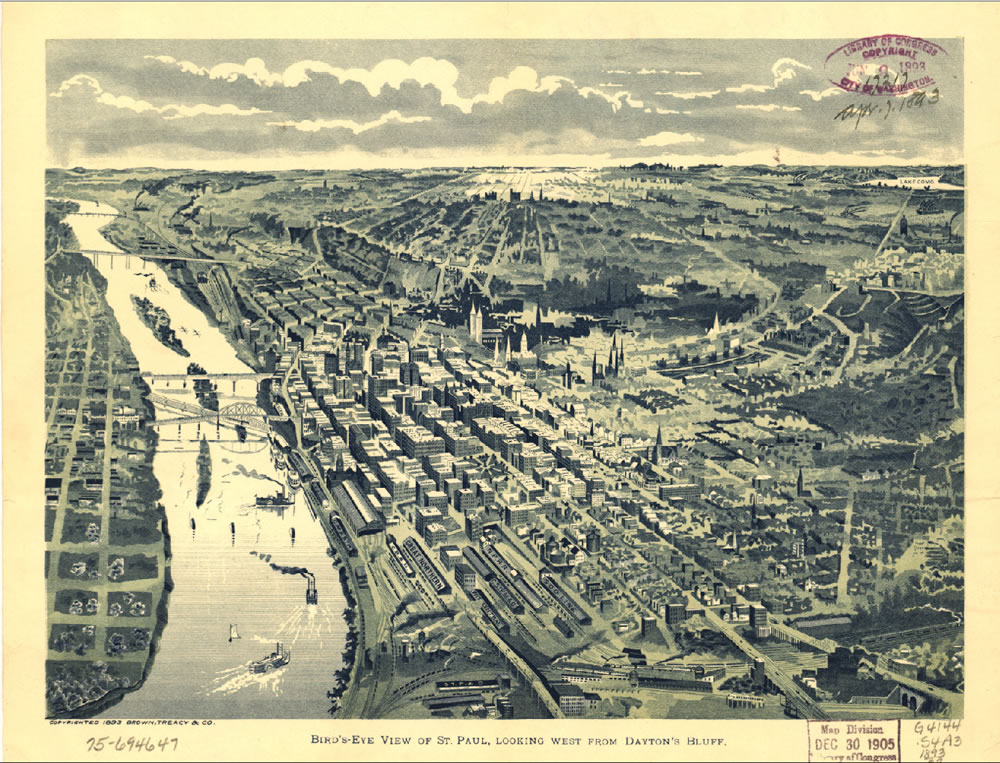 View of Saint Paul, 1893