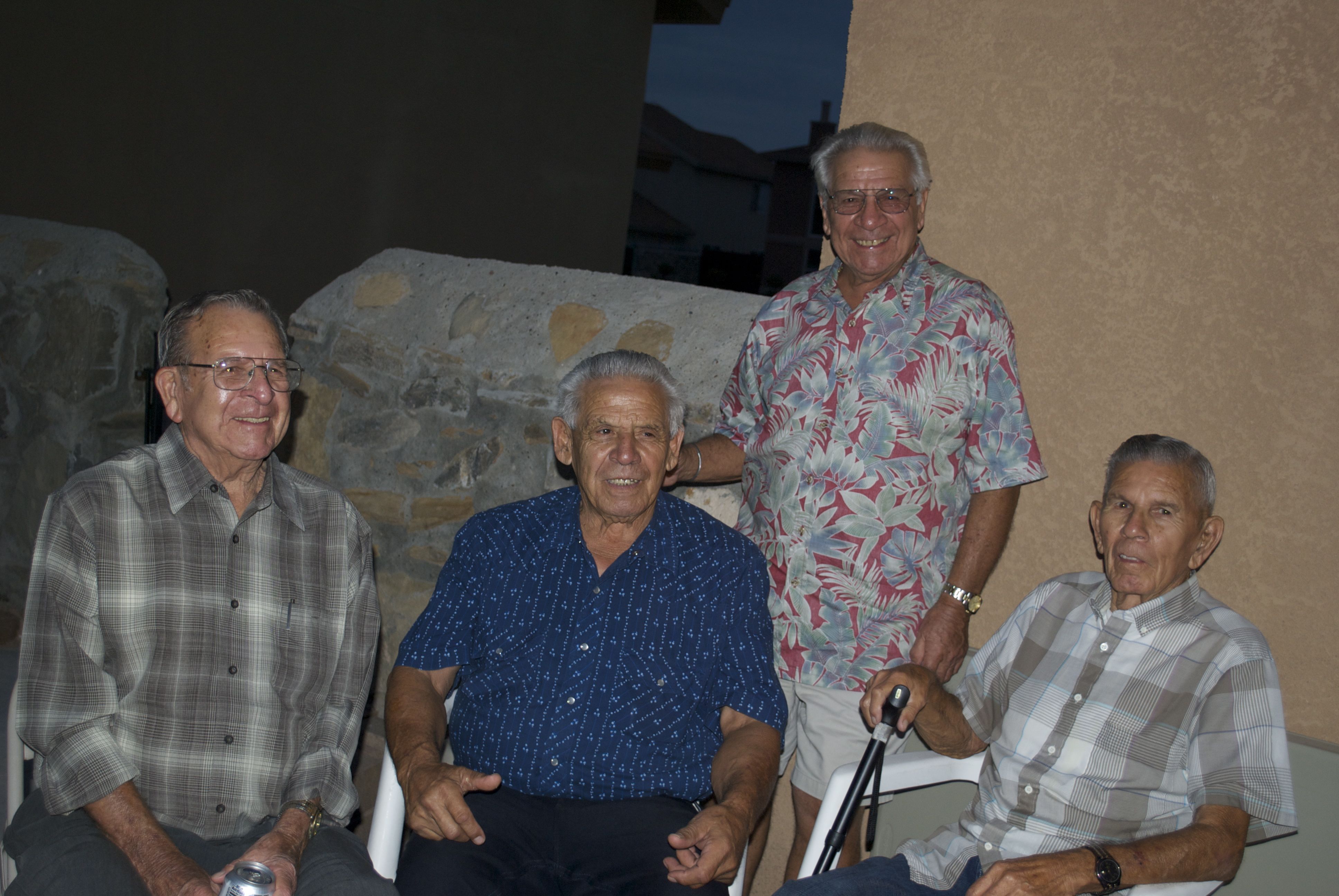 Peter, Roy, George and Louie Stoltz, El Paso, 2013
